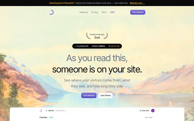 Sleek Analytics – Privacy-first analytics for the modern web