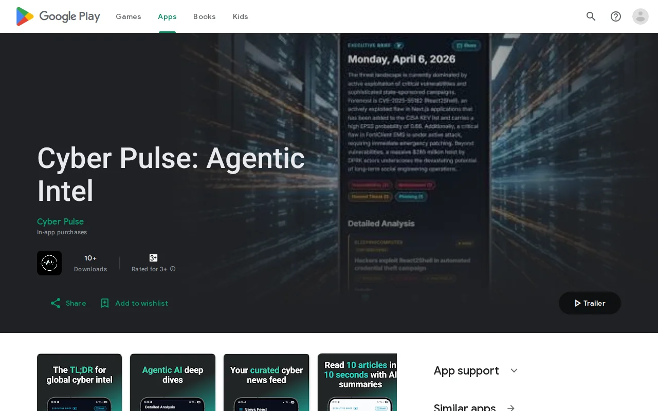 Cyber Pulse. AI pipeline for triage and alerting on cyber news/Intel