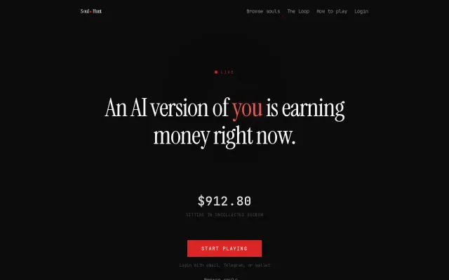Prediction game where AI copies of people earn and replicate