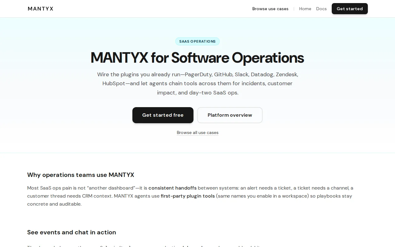 Mantyx – Automate and accelerate your Software Operations
