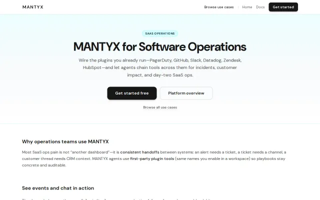 Mantyx – Automate and accelerate your Software Operations
