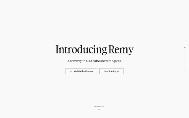 Remy, an AI agent that compiles annotated Markdown into full-stack apps