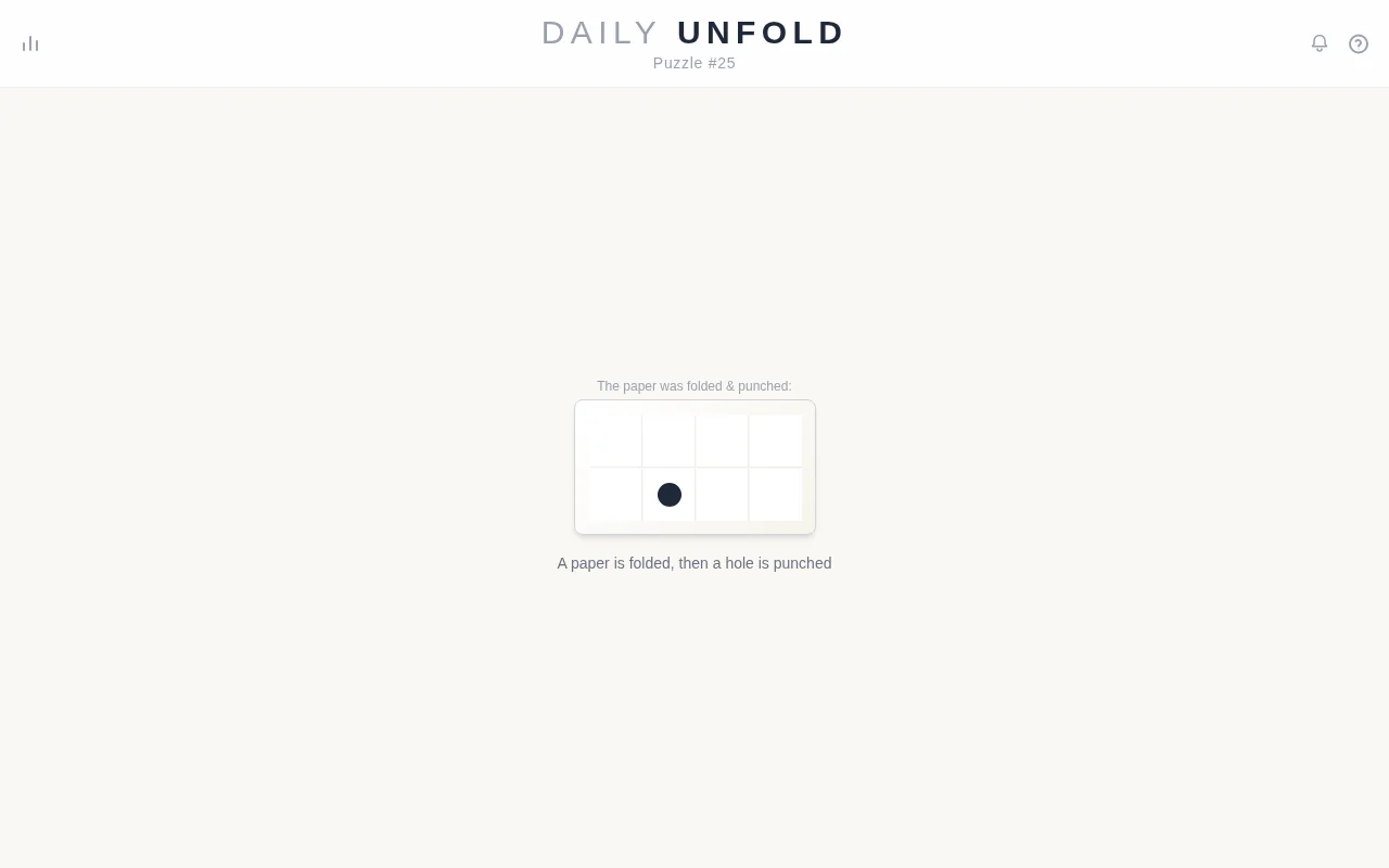 Daily Unfold – Spatial Logic Puzzle with Expert Mode and Leaderboard