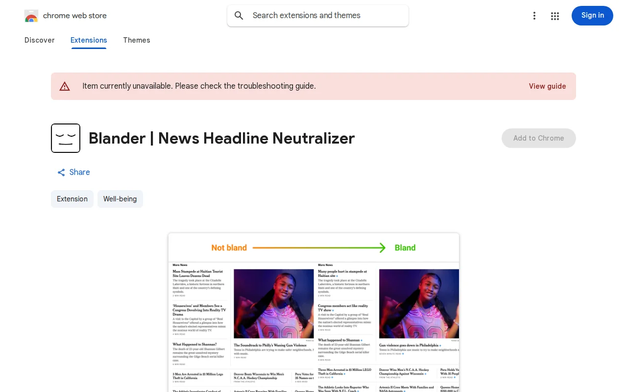 Blander – Makes NYT headlines boring on purpose