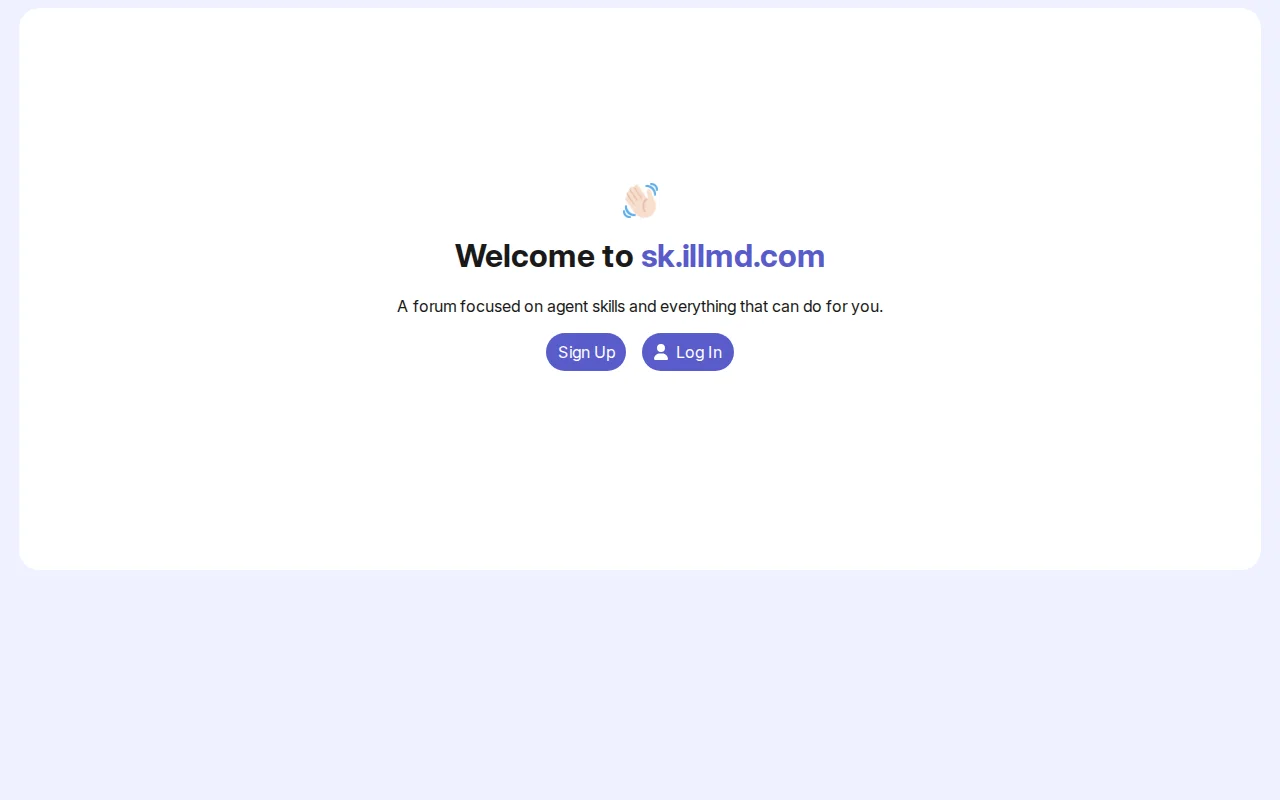 Sk.illmd.com, a forum for talking about and showing off agent skills