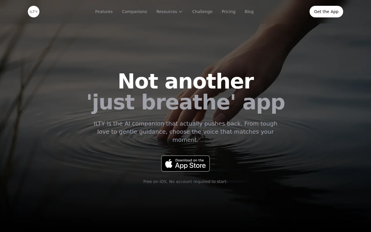 ILTY – AI mental health companion that does not pat your back