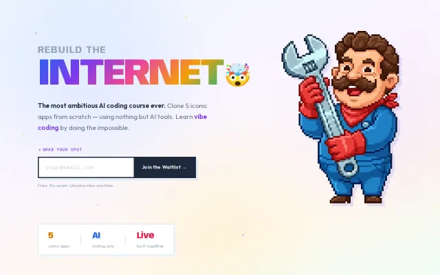 We're rebuilding Google, YouTube and 3 more giant apps with vibe coding