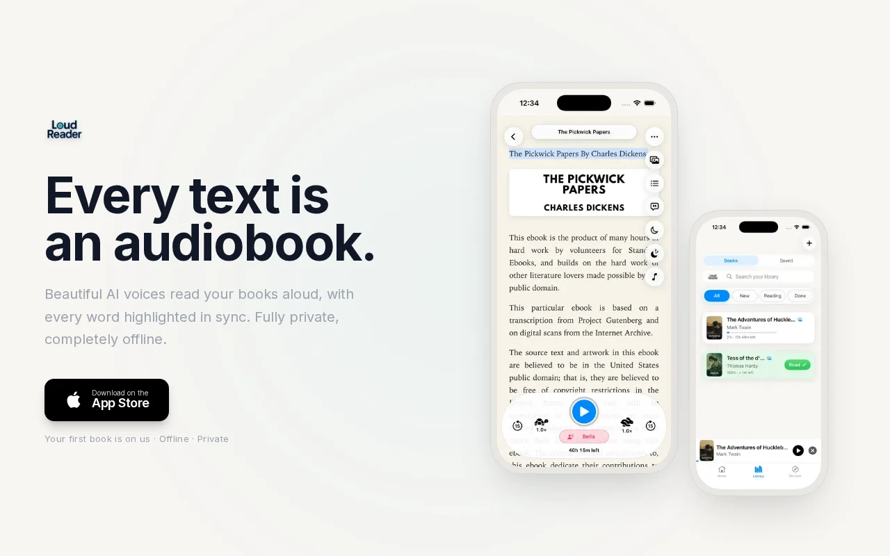 I built on-device TTS app because I run out of audiobooks on a flight