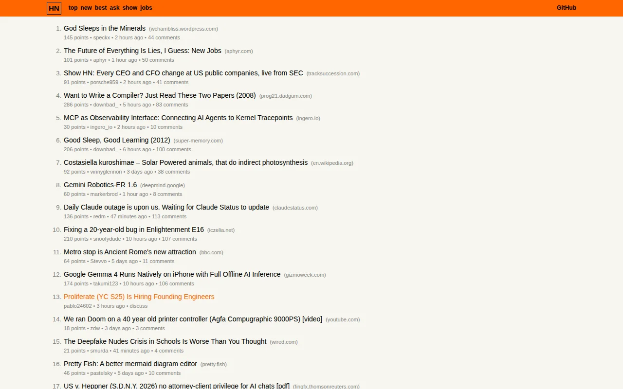 Lazy-HN, a faster Hacker News front end you probably don't need