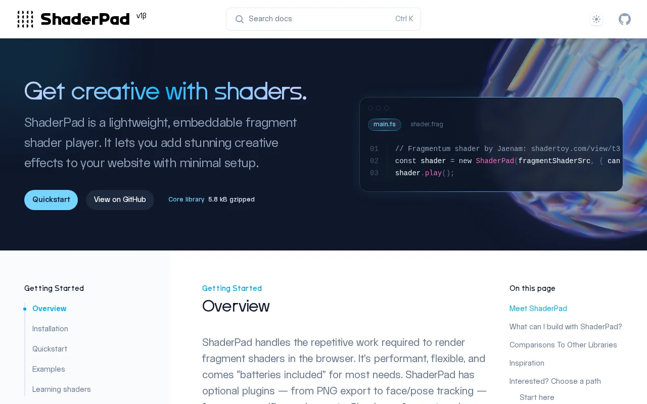 ShaderPad – Get Creative with Shaders