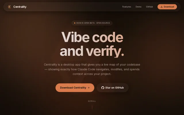 Centrality – Visualize your how Claude Code operates on your codebase