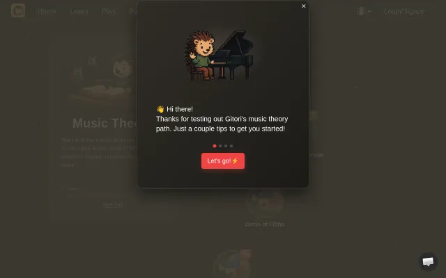 I built a music theory course with games and spaced repetition