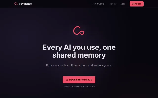 Covalence – Cross-Client Memory for Claude, Cursor, and MCP (macOS)