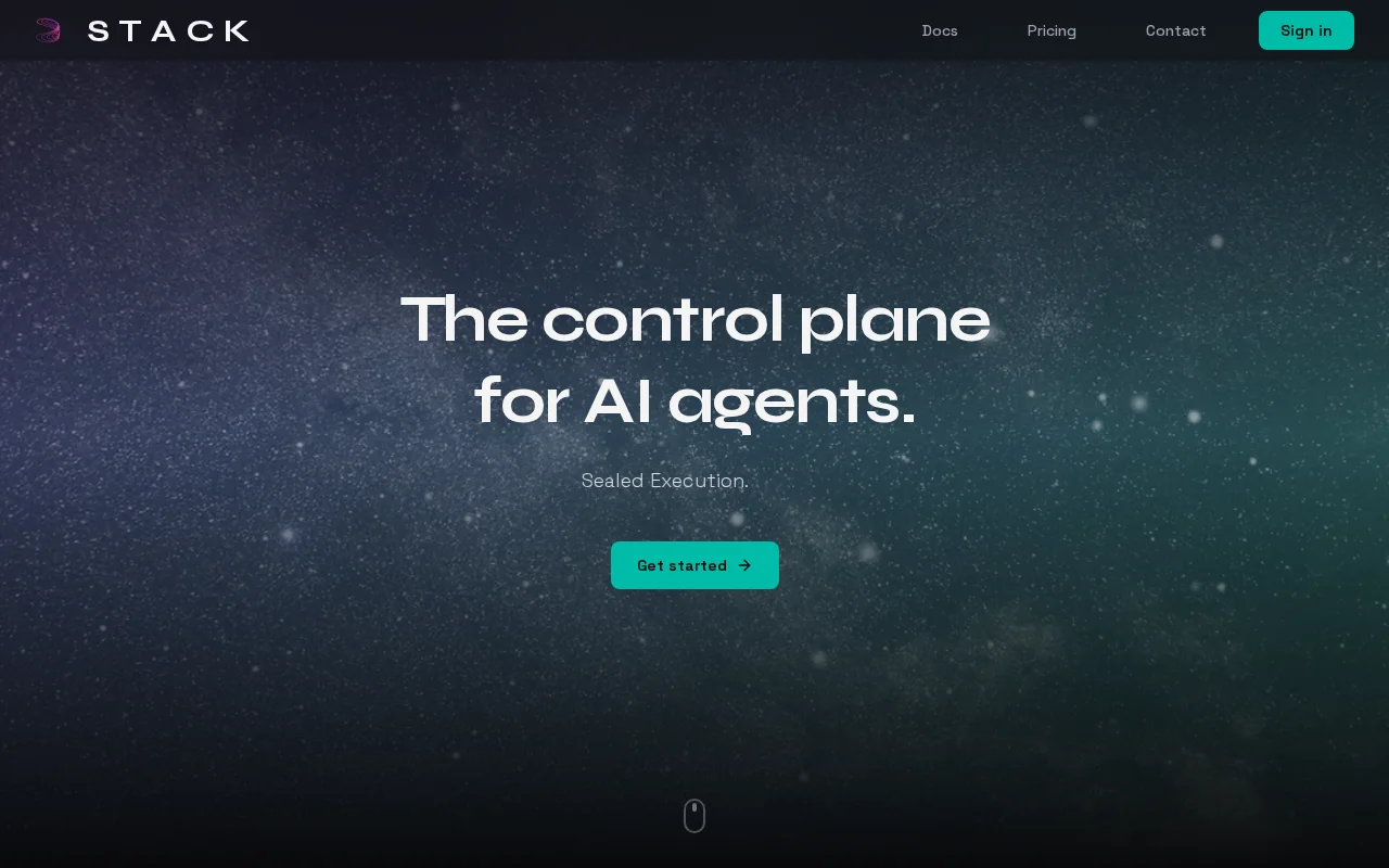 Stack – the control plane for AI agents