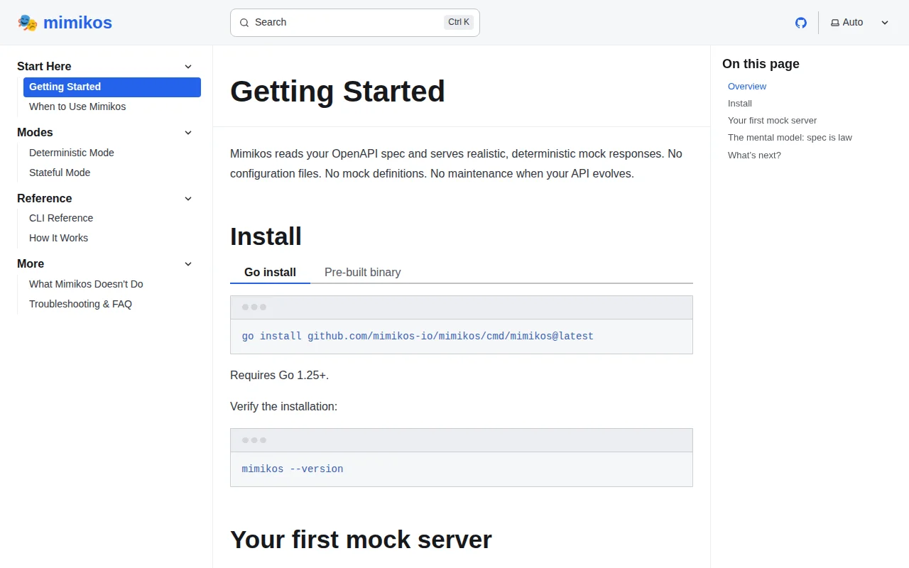 Mimikos – Zero-config mock server that infers API behavior from OpenAPI