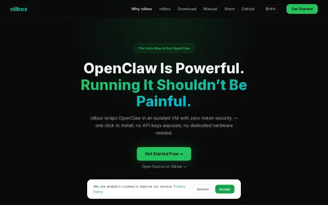 Nilbox – Run OpenClaw without exposing your API tokens