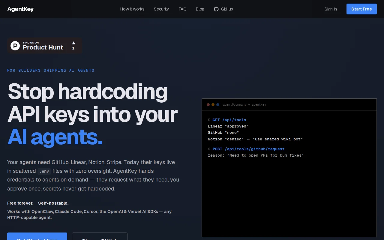 AgentKey – Access governance for AI agents