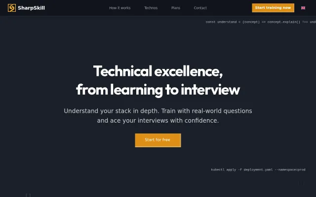 SharpSkill – I simplified the process of ITWs preparation