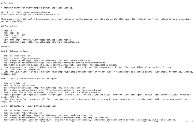 Scan domain for llms.txt LLMs-full.txt AI aware SEO tool