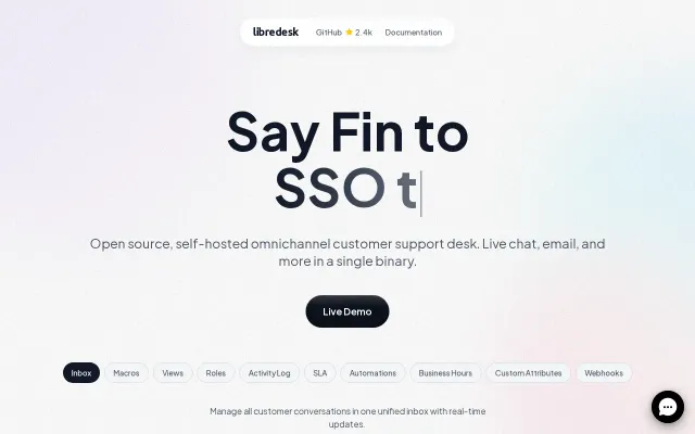 Libredesk – self-hosted, single-binary Intercom/Zendesk alternative