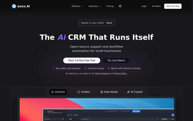 Auxx.ai – Customer Support CRM (Mix of Attio and N8n)