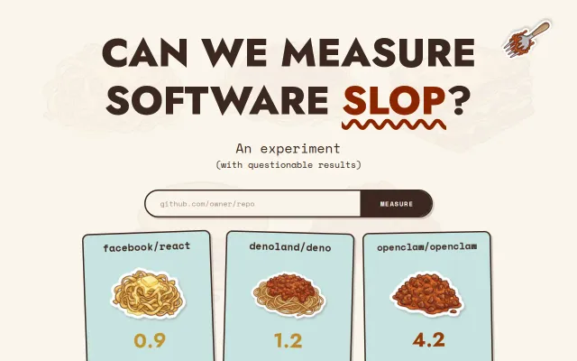 Slop-O-Meter, an experimental tool to detect slopware projects