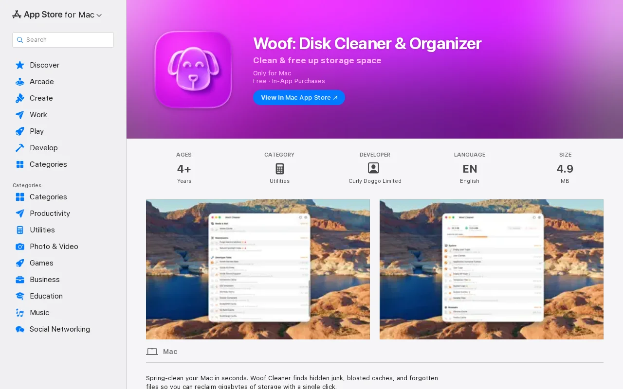 A tiny macOS app that clears app caches and NPM/Docker/Xcode junk