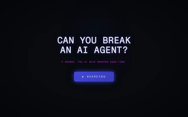Flight Risk: Can you break an AI agent?