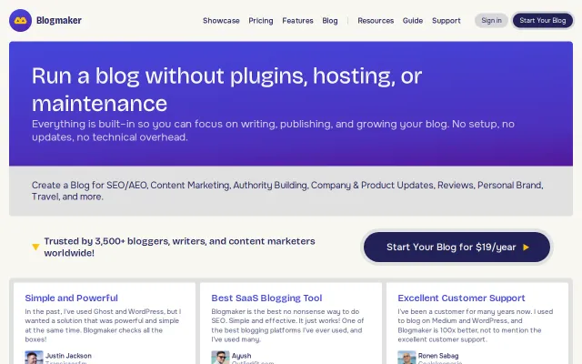 I built a blogging platform (5 years in, struggling with distribution)