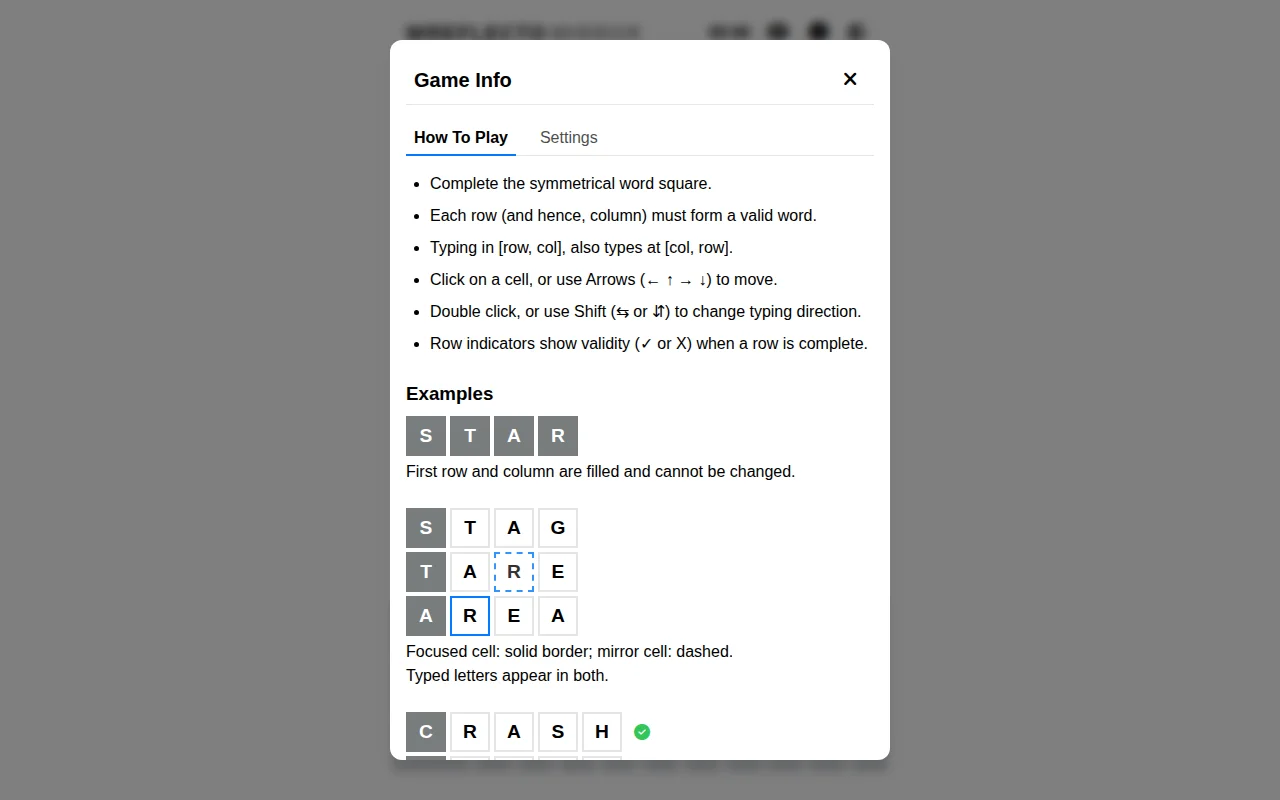 Wreflecto – word puzzle inspired by the ancient SATOR Square