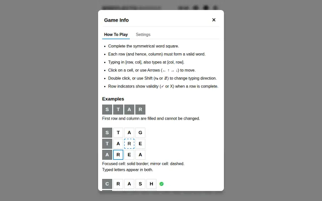 Wreflecto – word puzzle inspired by the ancient SATOR Square