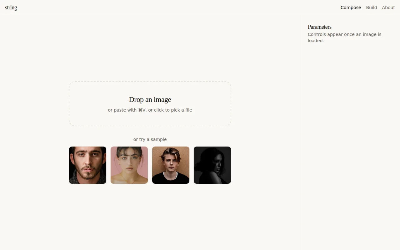 Algorithmic String Art, accessible to all