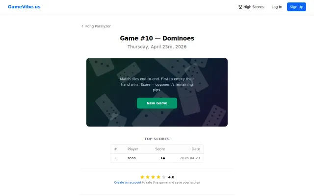 Vibe-coding video games with Claude (Day 10: Dominoes)