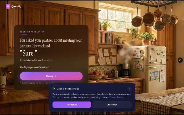 Learn conflict resolution through a 90-second interactive story