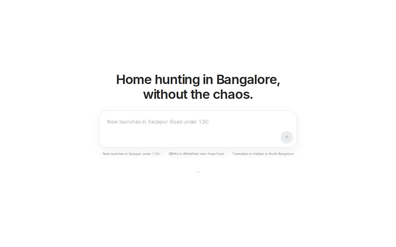 I built an AI alternative to NoBroker/MagicBricks that never calls you