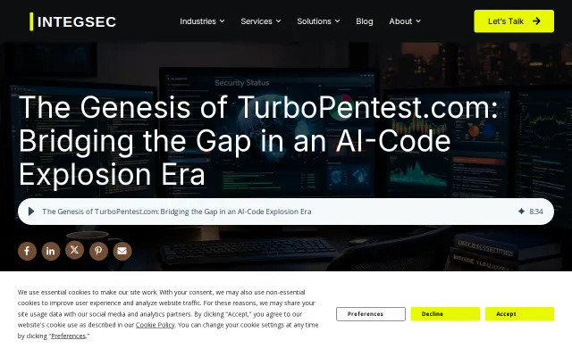 The why and how of TurboPentest for the Agentic Era