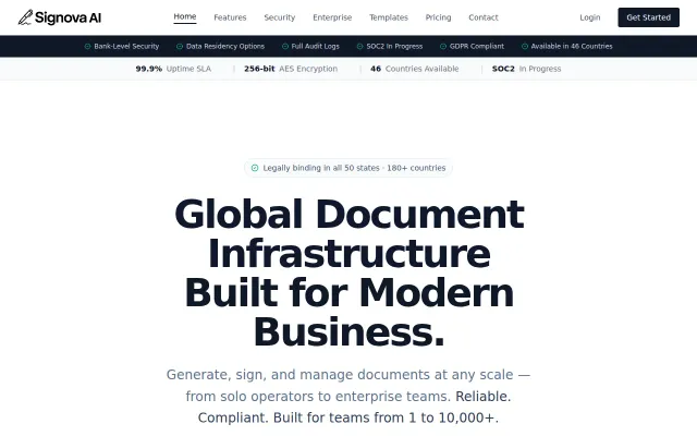 Signova AI – DocuSign alternative for $7
