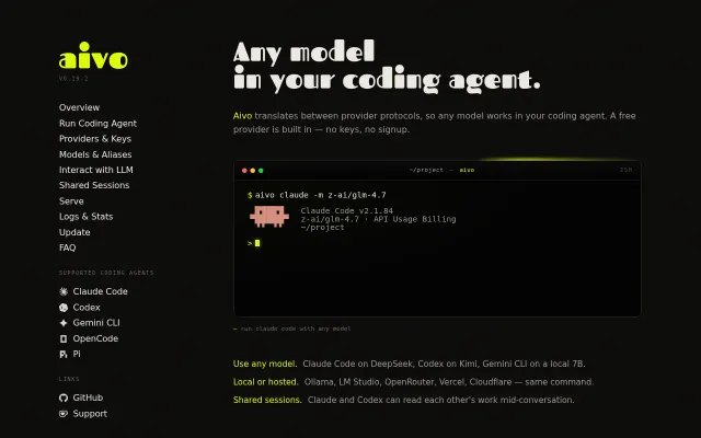 A CLI to use any model in your coding agent
