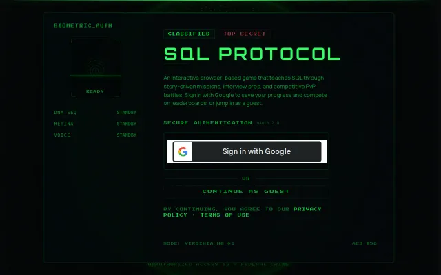 I got tired of boring SQL tutorials, so I built a game