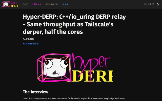 A faster, drop-in replacement for Tailscale's DERP relay