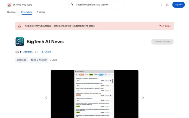 Track official AI company news and blogs in your Chrome side panel