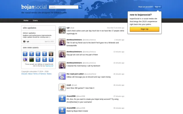 I built a 2010s microblogging site with SolidJS and .NET Core