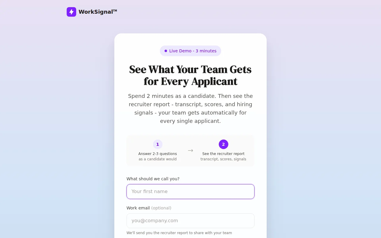 AI voice screens for hiring managers to save time