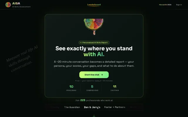 AISA – Conversational AI Skills Assessment Based on the LLM Interaction