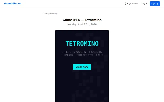 Vibe-coding video games with Claude (Day 14: Tetris)