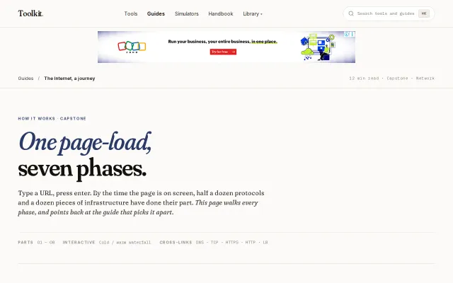What happens when you load a webpage (Interactive)