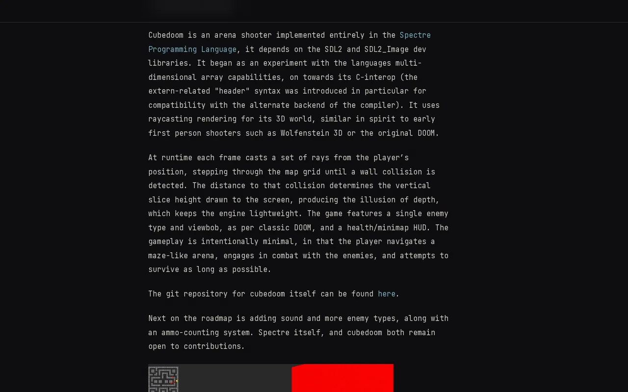 I wrote a DOOM clone in my own programming language