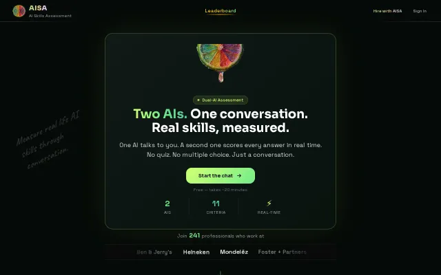 AI Skills Leaderboard. What's your score?