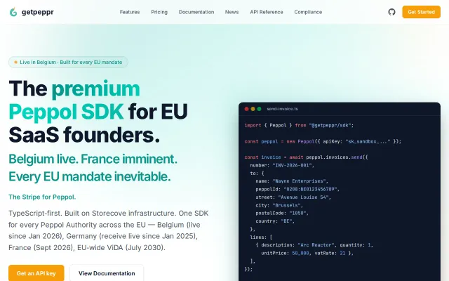 Send your first Peppol e-invoice in 5 minutes (EU mandate live)