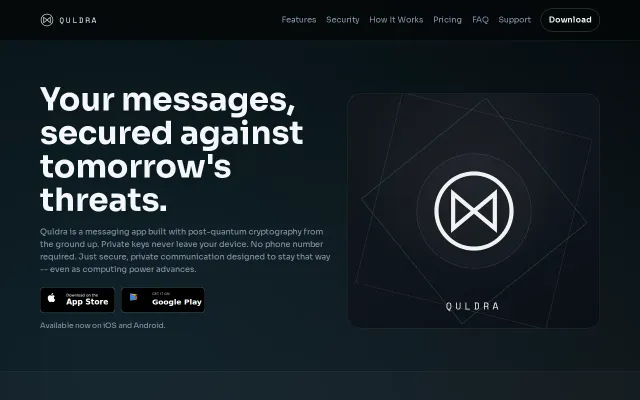 Quldra – A true device based post quantum messenger